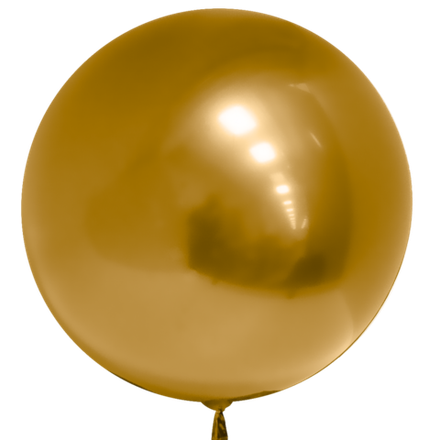 К Сфера 3D Deco Bubble Золото Хром 18''/46 см.