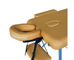 Массажный стол DFC NIRVANA, Elegant LUXE, 186х70х4 см, алюм. ножки, цвет горчичный (Mustard) TS2010_M