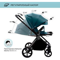 Детская коляска Sweet Baby Elegante 3 в 1 SBL GL Blue