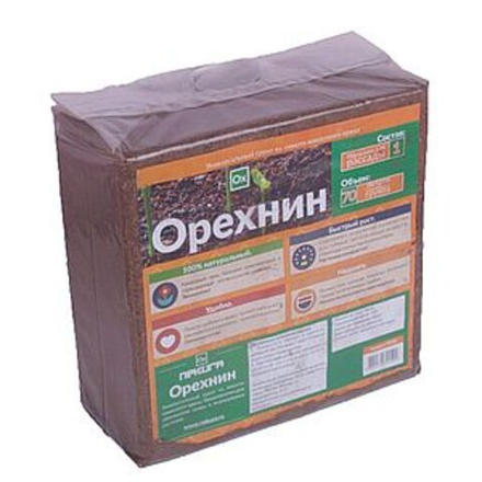 Торф Кокосовый брикет 4л (Орехнин) (40)