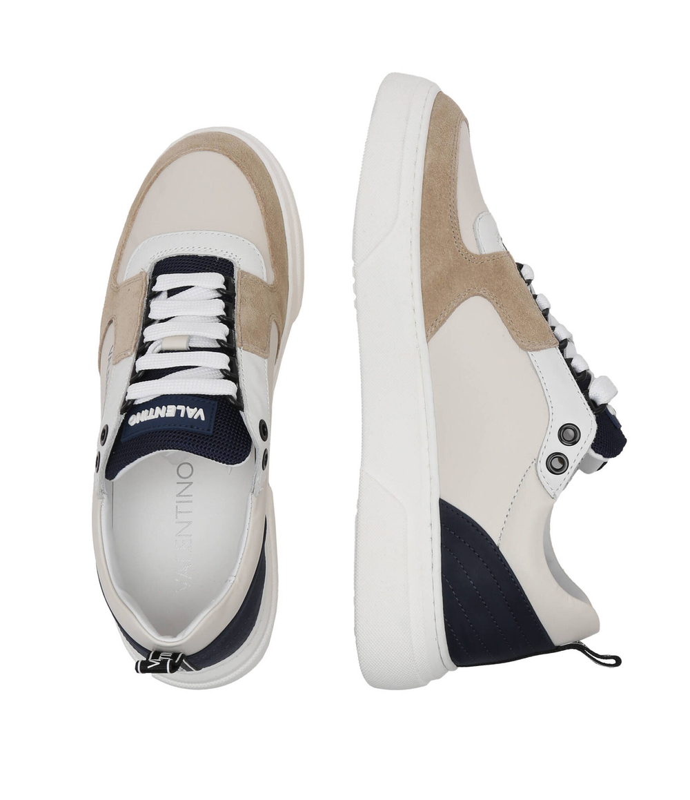 Кожаные кроссовки stan s Valentino - бежевый(92S3907CAM)