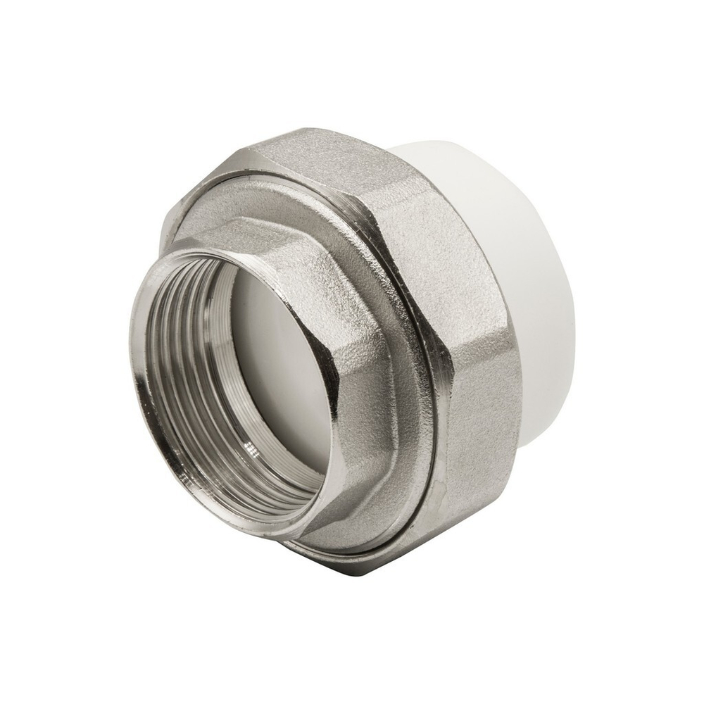Муфта комб. разъемная, вн 40х1 1/4" EVER® plast БЕЛЫЙ (Россия)