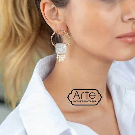 Серебряные серьги с жемчугом Arte Delbar 20220537 Иран