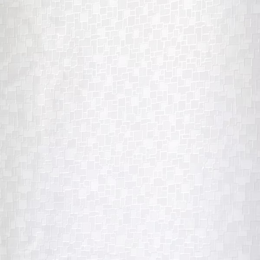 БЬЕРСЕН BJARSEN Занавеска для душа белая, 180x200 см