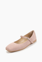 Туфли // Mary Jane // Pink // Suede