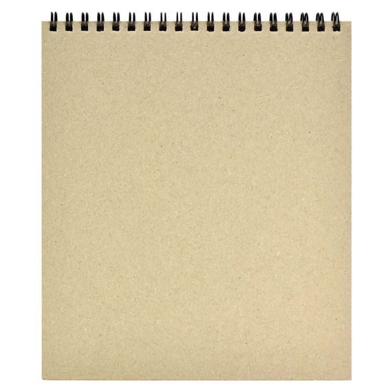 Скетчпад 168х195 мм, 30 л, блок - белый офсет 120 г/м², арт. 61122