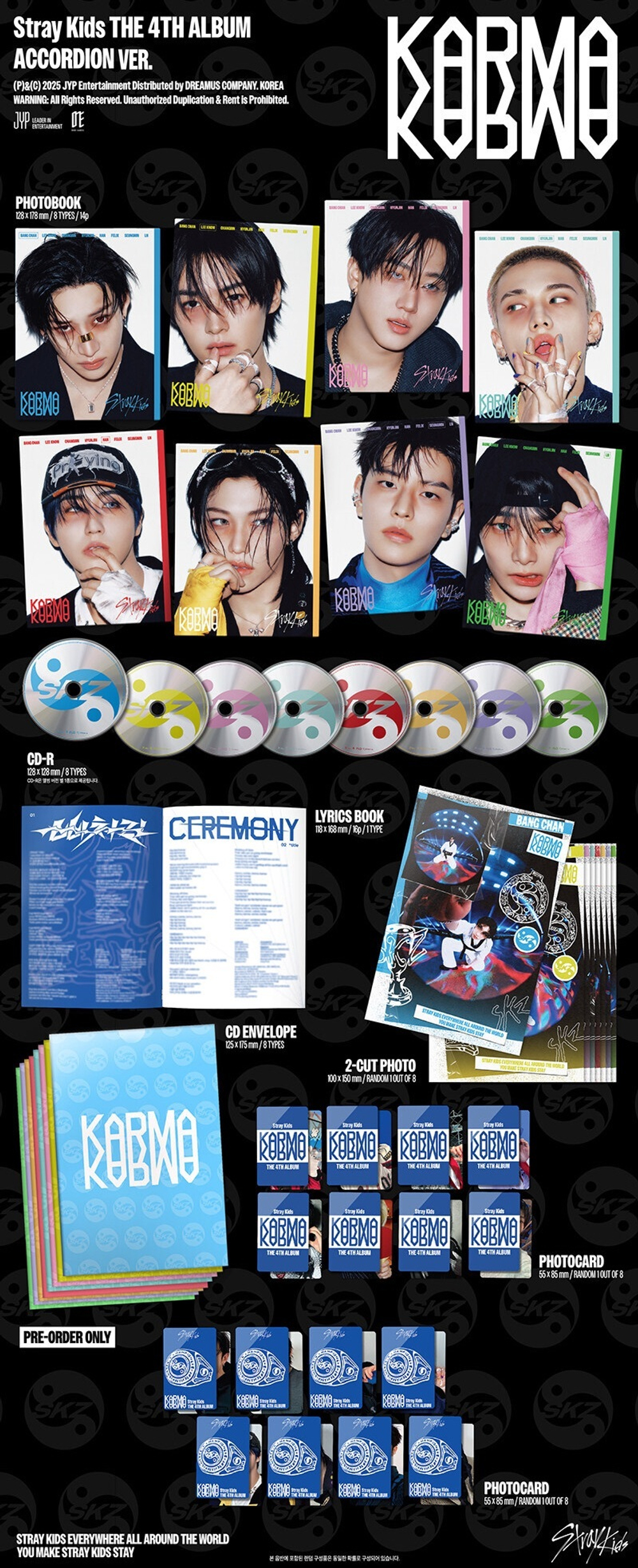 Альбом Stray Kids — THE 4TH ALBUM ‘KARMA’ (ACCORDION ver.)