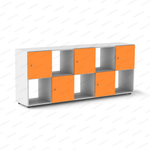 белый/оранжевый двусторонний