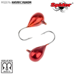 Мормышка вольфрамовая Spider 1150 "Капля с ушком" (5мм, 1.9гр)