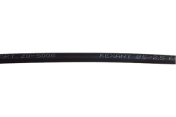Термоусадка 5,0 / 2,5 мм 1 м черная, 50 шт REXANT 20-5006