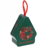 Банка жестяная «Домик» 10,5*8,5*4см венок