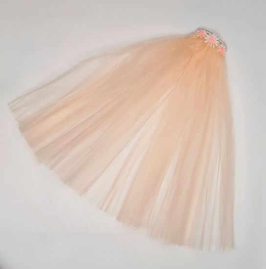 Мини фата коралловая SvetikFantasy "Для девичника" №5613.135