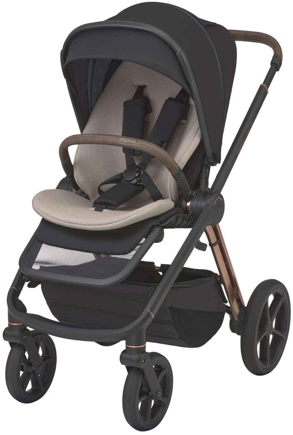 Детская коляска 2 в 1 Espiro Miloo 2.0 310 diamond black