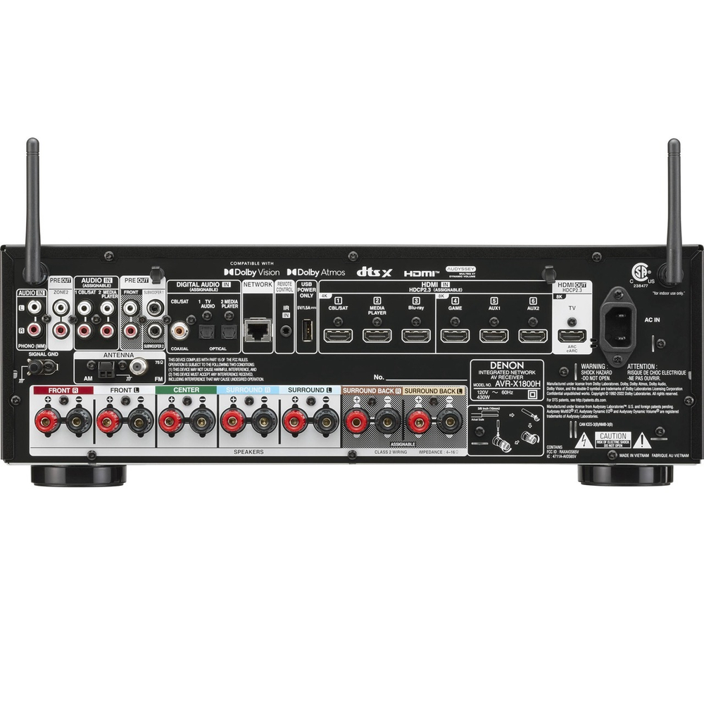 AV ресивер Denon AVR-X1800H