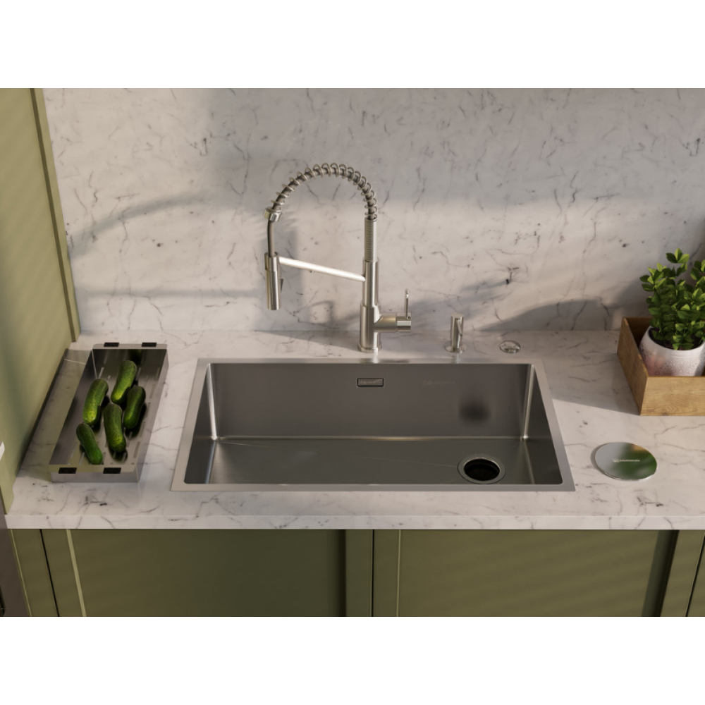 Кухонная мойка Omoikiri Taki 74-U/IF-GB Side