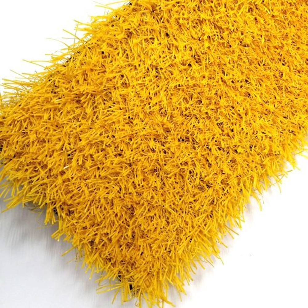 Трава искусственная "Деко 20" желтая, ширина 2м, рулон 25м