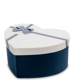 WF-94/3-A Коробка «Сердце» цв.син./молочн.