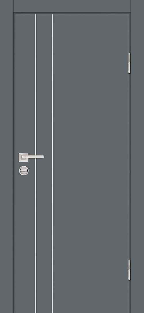 Дверь P-14 / Цвет Графит / Двери PROFILO PORTE
