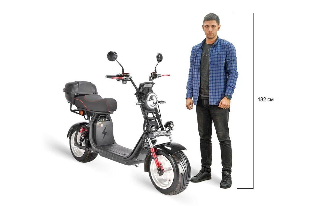 Электроскутер CityCoco WHITE SIBERIA PRO MAX 3950W (Черный) фото 29 Электроскутер CityCoco WHITE SIBERIA PRO MAX 3950W (Черный) фото 29 фото №34