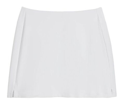 Детская теннисная юбка Wilson Kids Team Flat Front Skirt - bright white