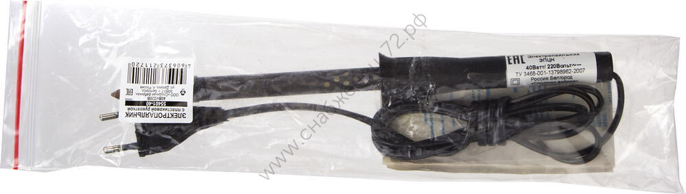 ЭПЦН Россия 40Вт, Электропаяльник с пластиковой рукояткой (55401-40)