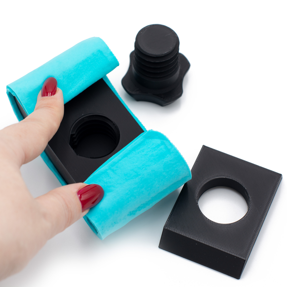 Пресс-папье для очистки штампов / Черный глянцевый