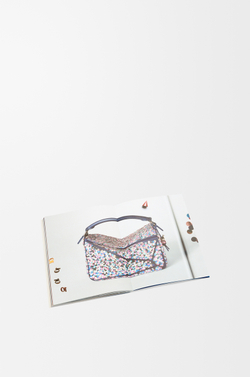 Loewe Сумка Confetti Puzzle 10 из классической телячьей кожи, разноцветный