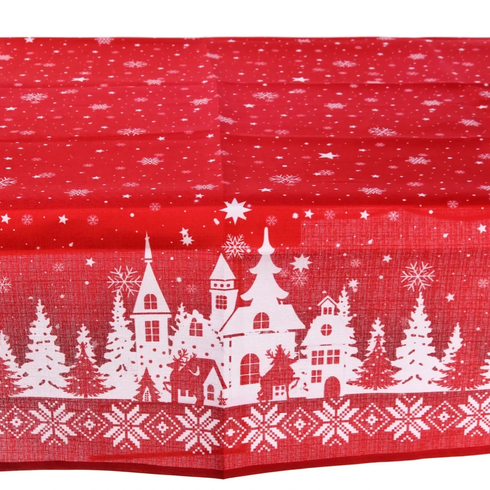 Скатерть 140*176 см «Снегопад»