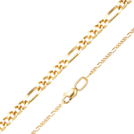 Цепь из лимонного золота (плетение фигаро) Артикул: 21-3913-040-1130-17