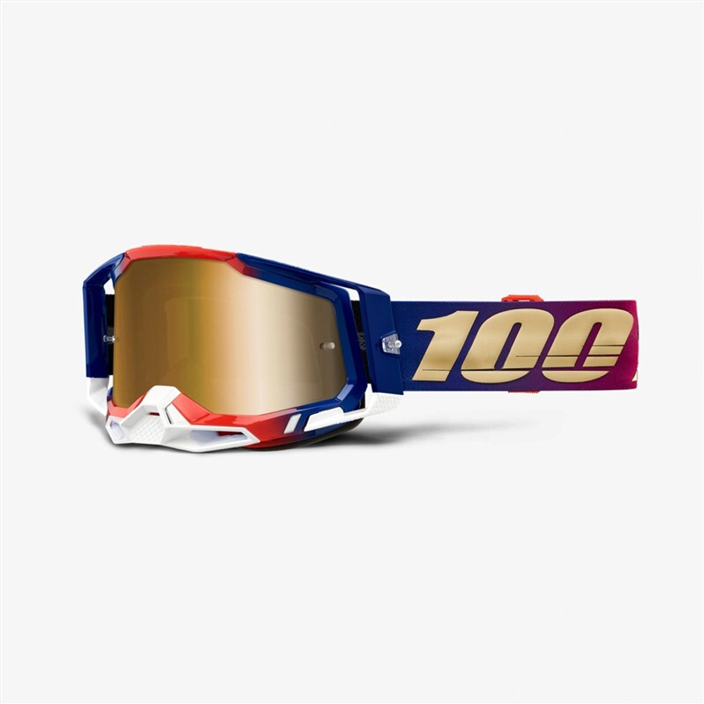 Очки 100% Racecraft 2 Goggle United / True Gold Lens (50121-253-02)