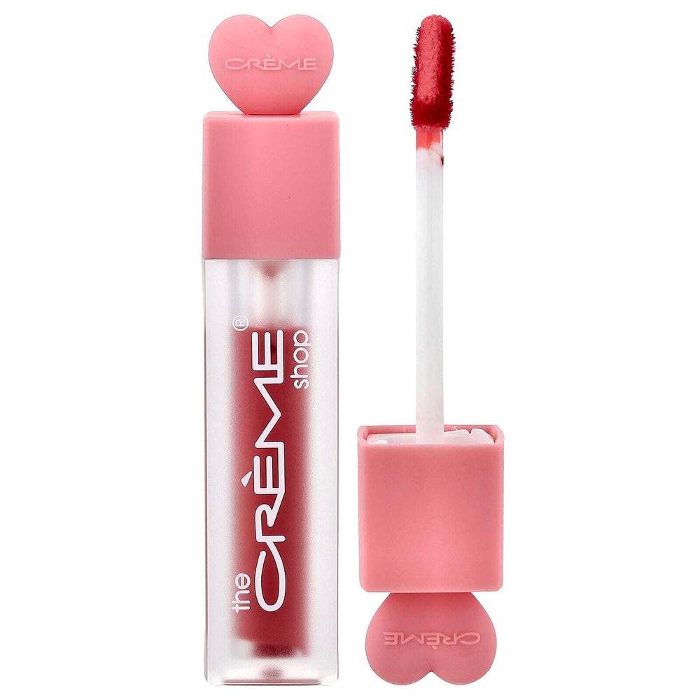 The Creme Shop, Glossy 12 HR+, краситель для губ, Smitten, 5,5 г (0,194 унции)