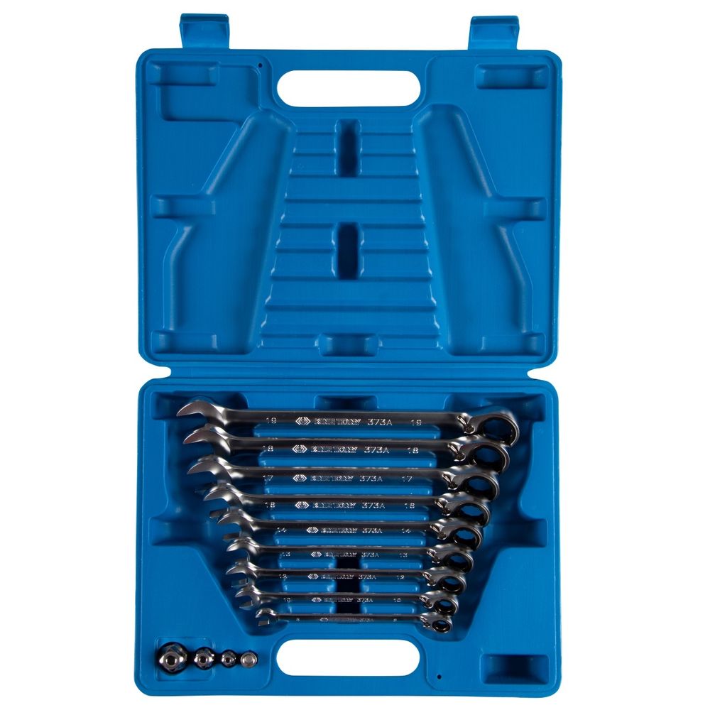 KING TONY (132A13MR) Набор комбинированных трещоточных ключей, 8-19 мм, кейс, 13 предметов