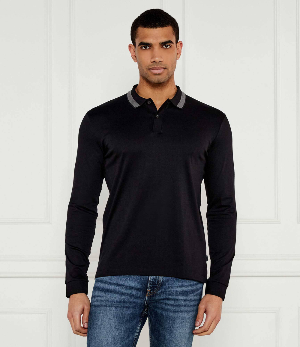 Поло H-Pleins BOSS BLACK - черный(50531787)