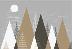 Обои горы минимализм