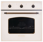 Электрический духовой шкаф Electronicsdeluxe 6006.03-010 (топленое молоко,латунь)