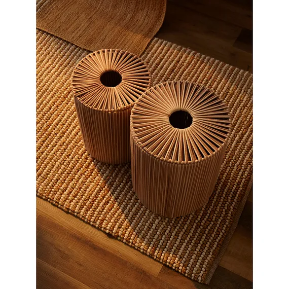 Корзина плетеная dholak beige из коллекции ethnic, размер l