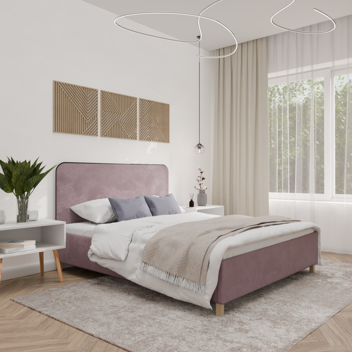 Двуспальная кровать с подъемным механизмом Абстракт Элит, 160х190