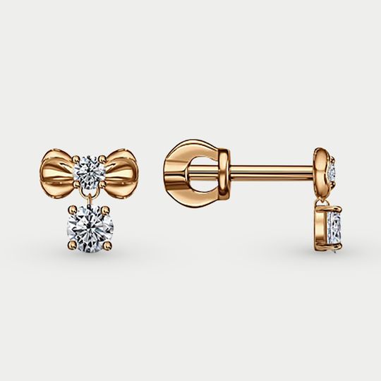 Серьги золотые