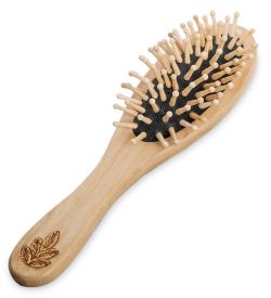 Народные промыслы BST-327/2 Массажная расческа деревянная «Малина» (береста)