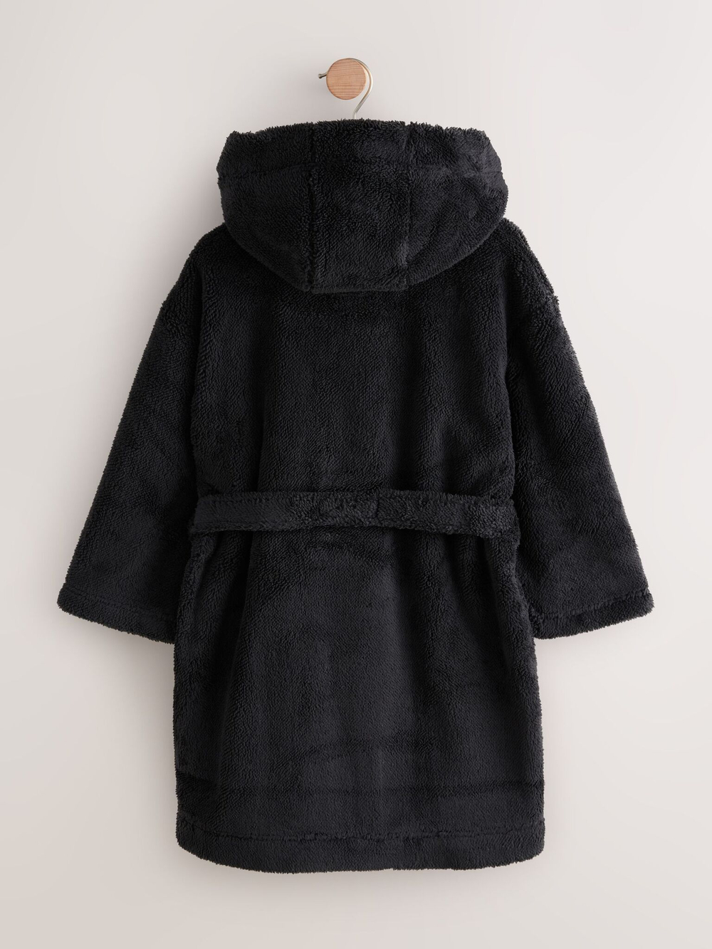 Халат флисовый для мальчика Next N23-827, Черный