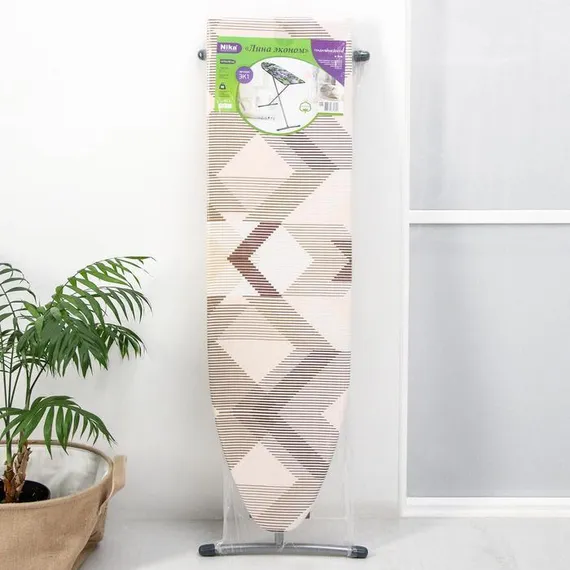 Доска гладильная Nika «Лина. Эконом», 106,5×29 см, два положения высоты 70,80 см, рисунок МИКС