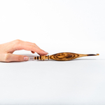 Деревянный крючок для вязания из древесины кедра 11 мм. K258