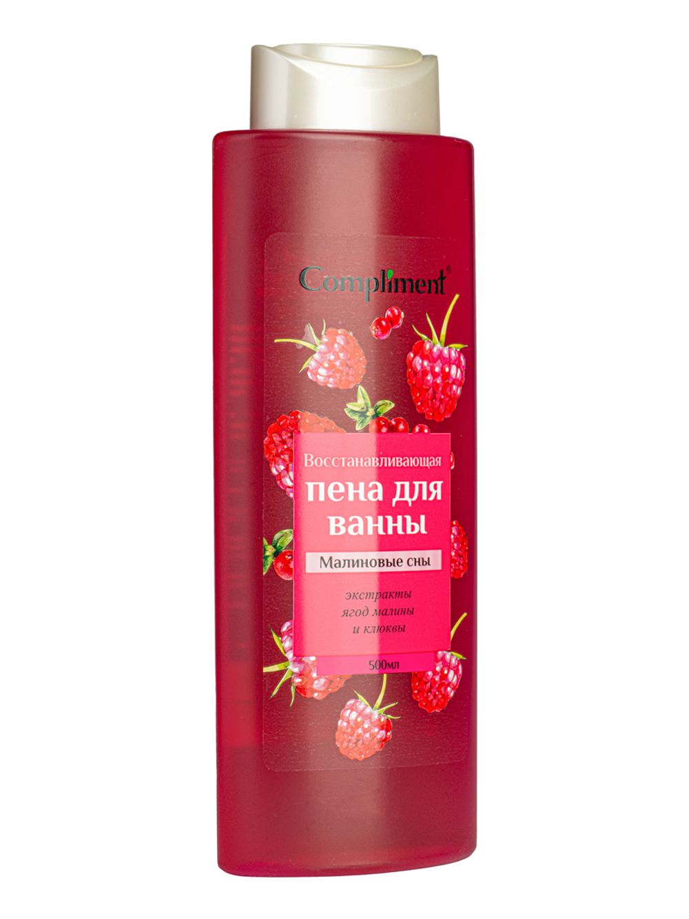 Compliment Пена для ванны Малиновые сны Восстанавливающая