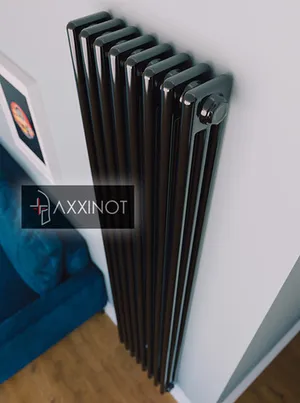 Axxinot Sentir 3200 - трехтрубный трубчатый радиатор высотой 2000 мм, нижнее подключение с термовентилем