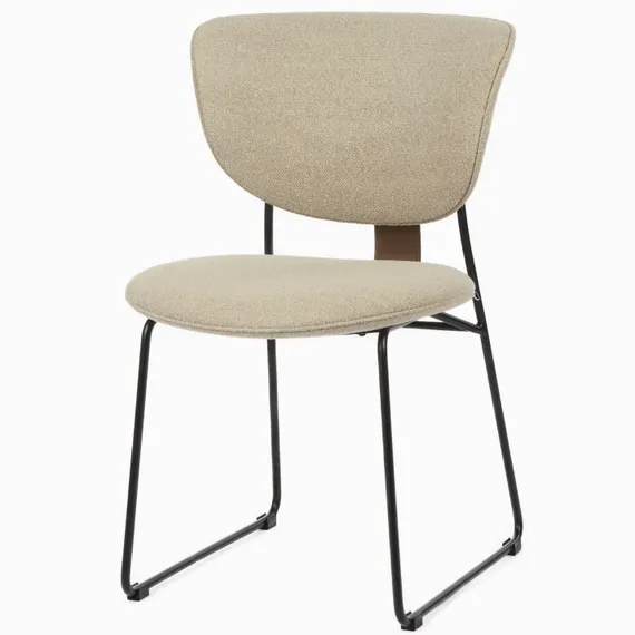 Стул Owen, серый, черные ножки