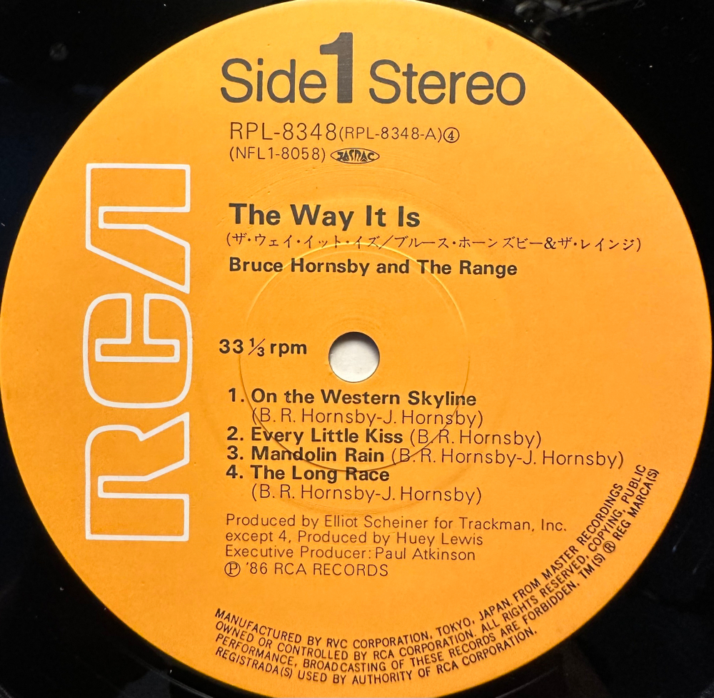Bruce Hornsby And The Range - The Way It Is (Япония 1986г.)