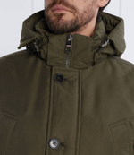 Пуховая куртка ROCKIE NON FUR PARKA Tommy Hilfiger - хаки(MW0MW32779)