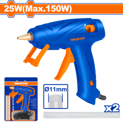 Термоклеевой пистолет 25 Вт (6/36) WADFOW WGL3608