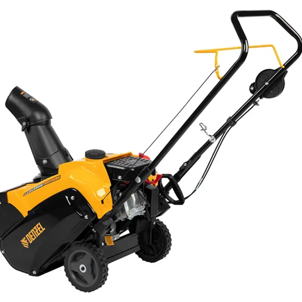 DENZEL SB 460 бензиновая снегоуборочная машина 3 л.с. ковш 46 см, выброс 10 м 97650