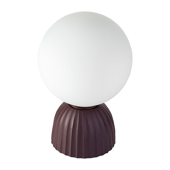 Лампа настольная Texture D20х29 см, вишневая